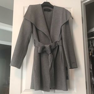 Tahari Ella Double Face Wool Coat
